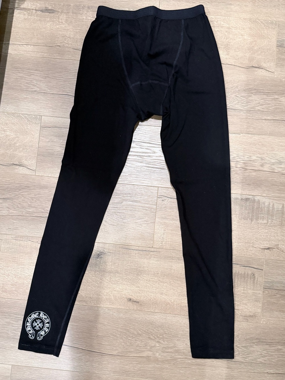 Chrome Hearts Men’s Black Thermal Base Layer Leggings L